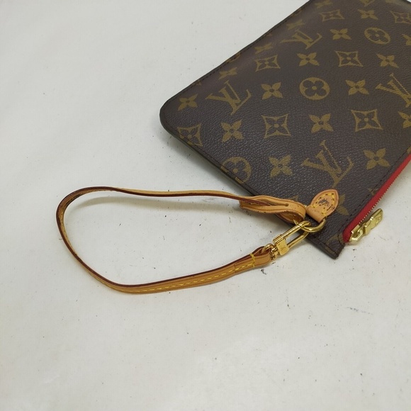 Louis Vuitton Accessory Neverfull Pouch Brown Monogram - Picture 4 of 9